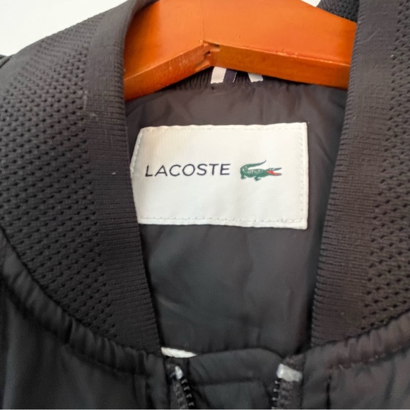 Lacoste Black Quilted Vest Size Large - Picture 6 of 10
